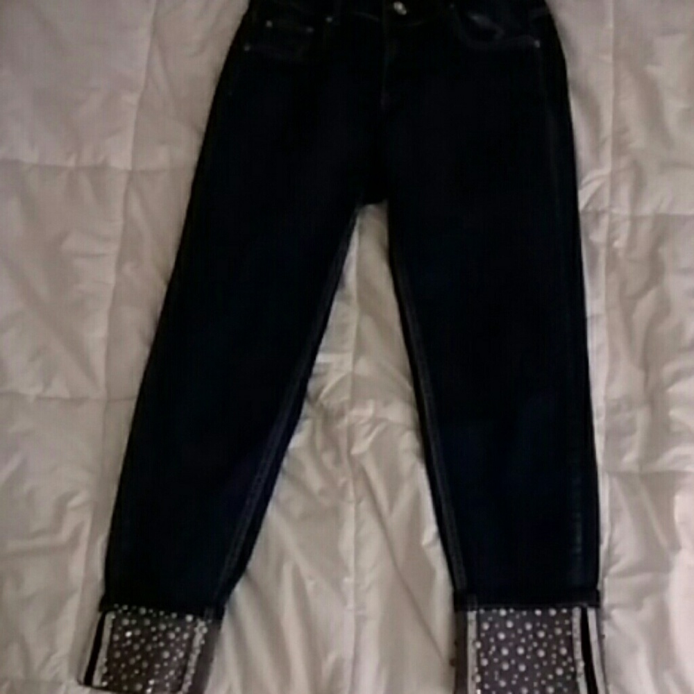 Ladies Rhinestone Jeans